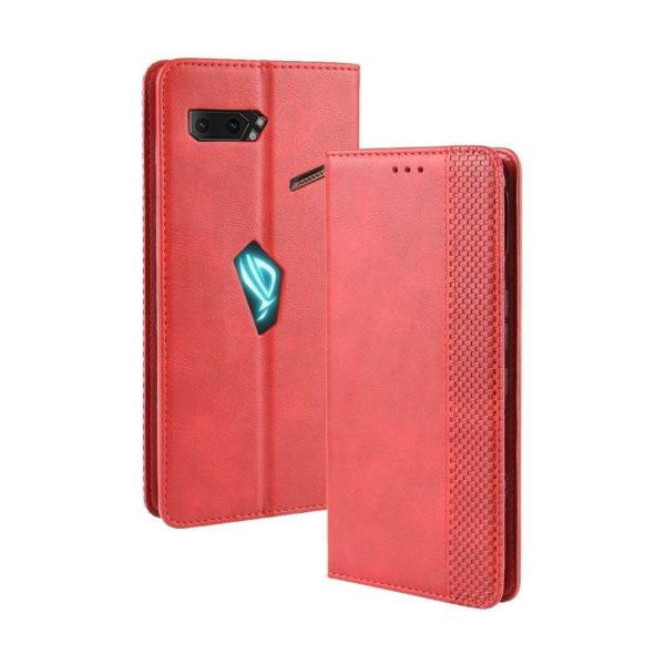 Bofink Vintage ASUS ROG Phone II leather case - Red Sale