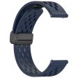 20mm silicone strap for Samsung Galaxy Watch 6   5   4 - Midnight Blue Supply