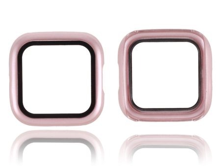 Fitbit Versa 2 stylish frame with tempered glass - Rose Gold Online