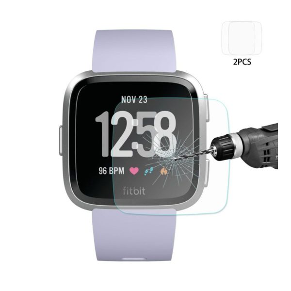 HAT PRINCE Fitbit Versa tempered glass screen protector Fashion