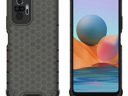 Bofink Honeycomb Xiaomi Redmi Note 10 Pro case - Black Online now