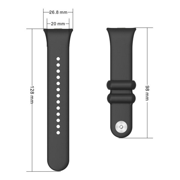 Xiaomi Smart Band 8 Pro   Redmi Watch 4 Watch Strap Silicone Replacement Wristband - White on Sale