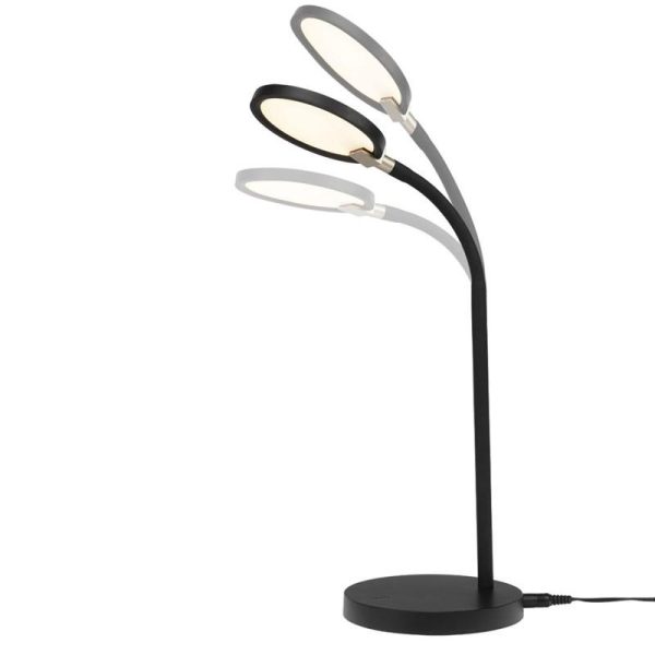 Laine LED Table Lamp White, Black 21430 Brilliant Lighting Online Hot Sale