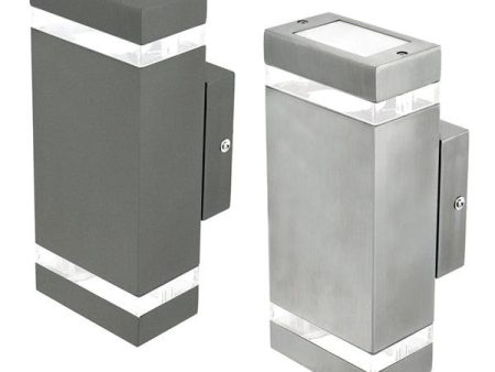 Entasis Exterior Up Down Wall Light in Charcoal or 304 Stainless Steel Cheap