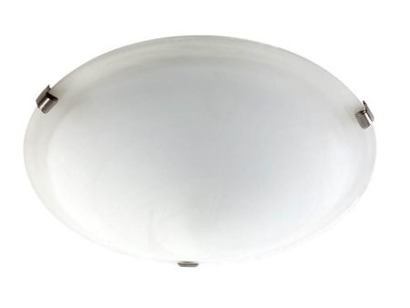 Spirelet Flush Ceiling Light 60w in Brushed Chrome Online now