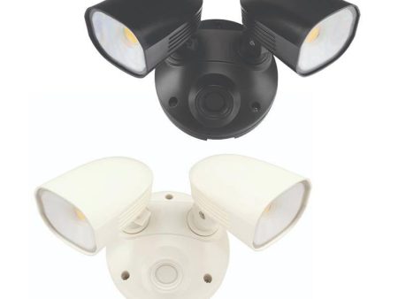 Shielder LED Flood Light 2x10w in White or Black Supply