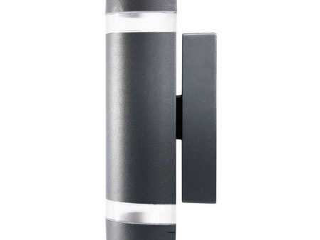 Dormon Exterior Up Down Wall Light in Charcoal on Sale