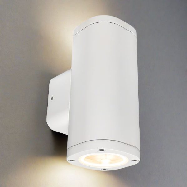 Modern Architectural Decorative LED Up Down Wall Light in Charcoal or White Cheap