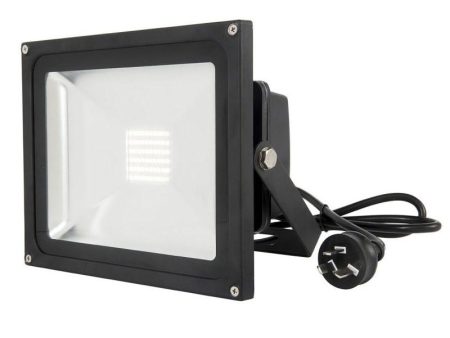 Avenger RGB LED DIY Flood Light with Remote 30w in Black For Discount