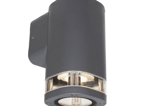 Glenelg Ambient Outdoor LED Fixed Wall Light in Charcoal Hot on Sale