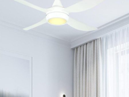 52  (1300mm) AC Ceiling Fan with Ezy-Fit Blades in White or Black For Cheap