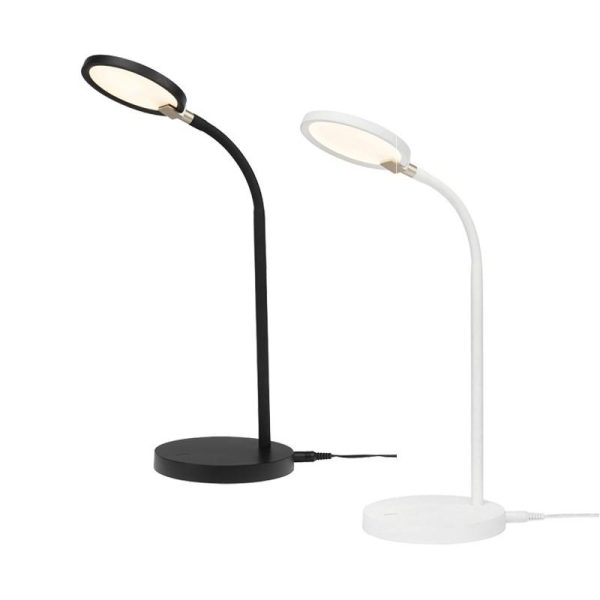 Laine LED Table Lamp White, Black 21430 Brilliant Lighting Online Hot Sale