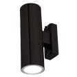 Denver II Outdoor LED Up Down Wall Light 2x 35w in Black For Discount