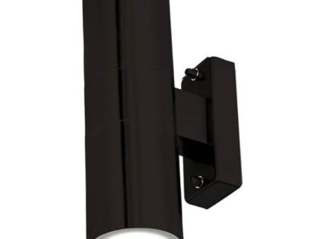 Denver II Outdoor LED Up Down Wall Light 2x 35w in Black For Discount